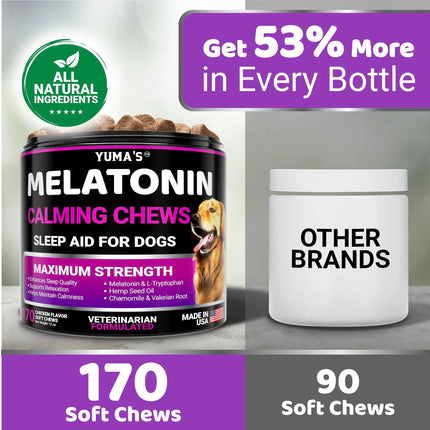 Melatonin Calming Chews for Dogs 170