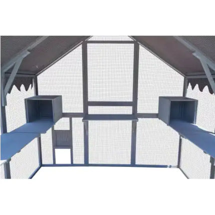 Outdoor Cat House Cat Enclosure - CrittersPlus