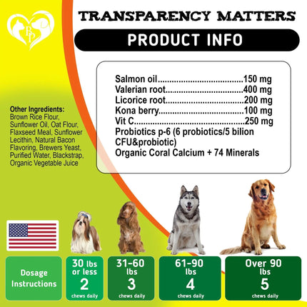 Omega3 Soothing Dog Allergy Chews - CrittersPlus