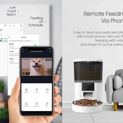 Pet Feeder cellphone controlled