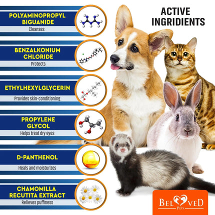 Cat Dog Eye Wash Wipes Infection Treatment 120Pad - CrittersPlus