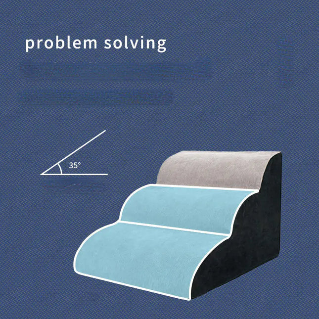 Home Pet Dog Wave Ramp Stairs - CrittersPlus