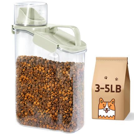 ClearVue Pet Food Keeper 3-5Lb with Easy Pour Spout - CrittersPlus
