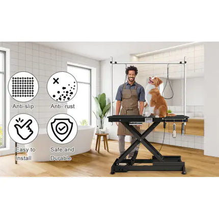 Electric Pet Grooming Table - CrittersPlus