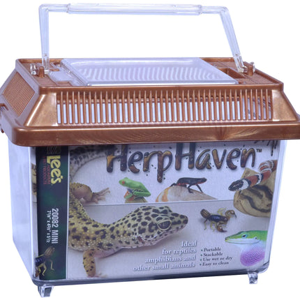 Lees Aquarium Herphaven Rectangle Reptile Carrier - CrittersPlus