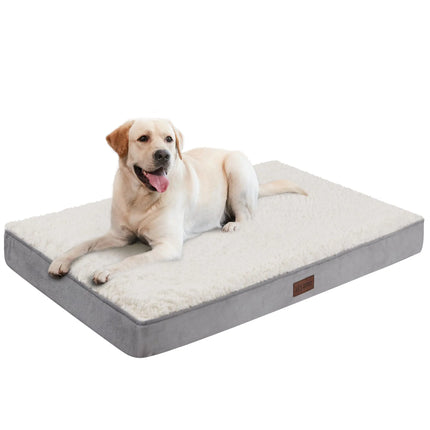 WESTERN HOME Dog Crate Bed 42" x 28" Orthopedic XL Dog Beds for Extra Large Dogs with Removable Washable Cover Waterproof Lining Dog Beds Large Sized Dog - CrittersPlus