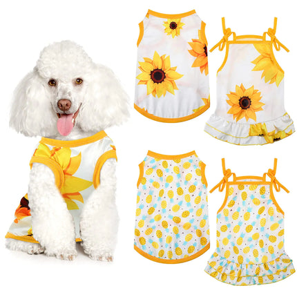 4 Pieces Pet Clothes Set - CrittersPlus
