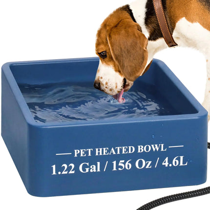 Super Large Thermal Heated Water Bowl - CrittersPlus