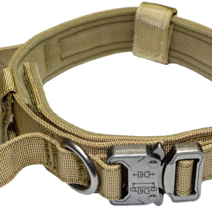 Tactical Outdoor Dog Leash for Large Dogs with Collar