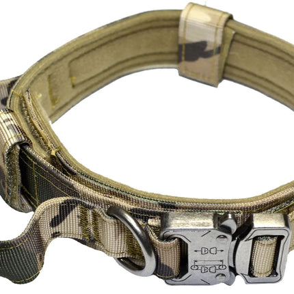 Tactical Outdoor Dog Leash for Large Dogs with Collar