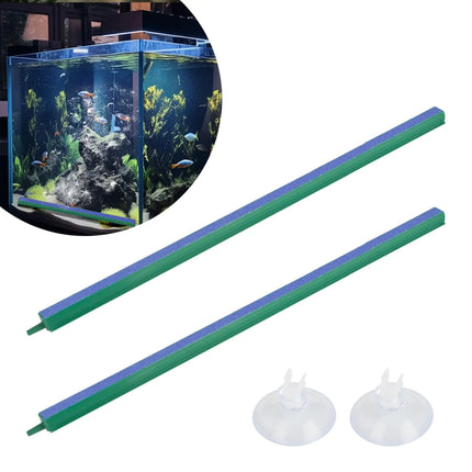 2 Pieces Air Stone Bar Bubble Diffuser Set 16 Inches
