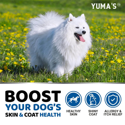 Omega 3 Fish Oil Skin and Coat Supplement 170 Chews