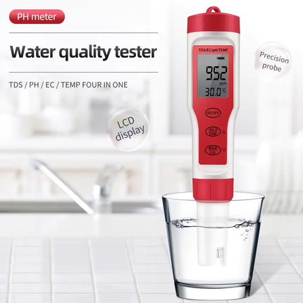 4 in 1 Digital Hydroponics Aquarium Water Test Pen - CrittersPlus
