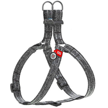 Grey Dog Harness Adjustable for Large Dogs - CrittersPlus