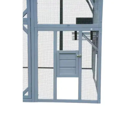 Outdoor Cat House Cat Enclosure - CrittersPlus