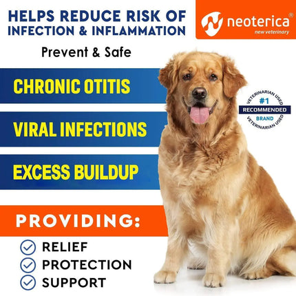 Pet Ear Health Solution for Infections and Itch Relief - CrittersPlus