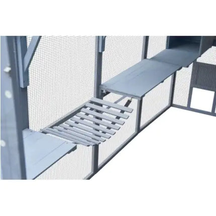 Outdoor Cat House Cat Enclosure - CrittersPlus