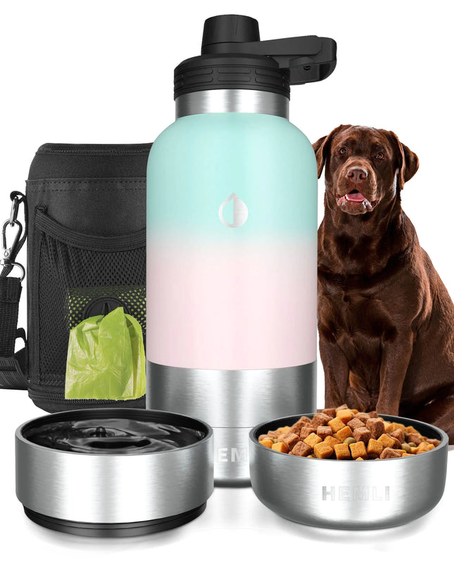 HEMLI 32oz Dog Hydration Travel Kit - CrittersPlus