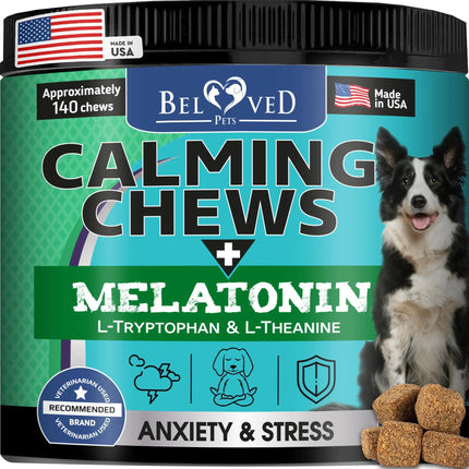 Hemp Calming Chews for Dogs Puppy Pet Separation Anxiety Relief Treats for Dog - CrittersPlus