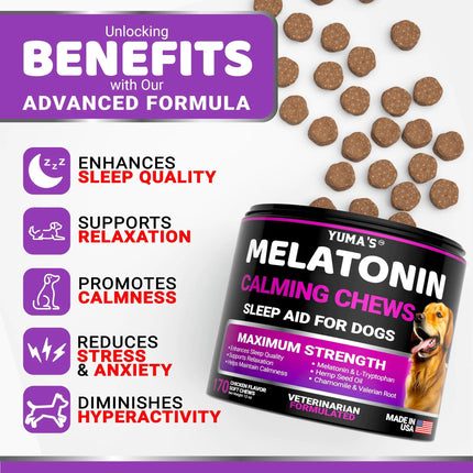 Melatonin Calming Chews for Dogs 170