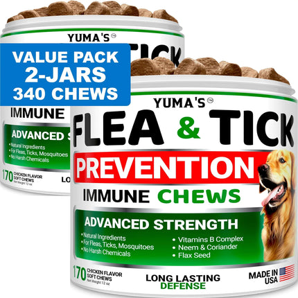 2 Pack Insects Prevention for Dogs Chewables