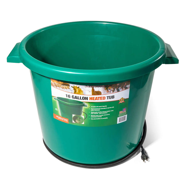Livestock Water Bowl with Heating Element 16 Gallon - CrittersPlus