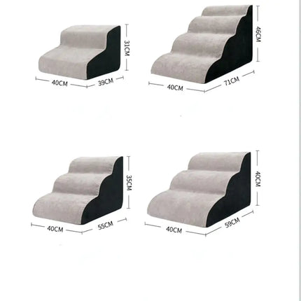 Home Pet Dog Wave Ramp Stairs - CrittersPlus