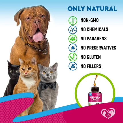 Pet Urinary Health Natural UTI Drops with Cranberry - CrittersPlus