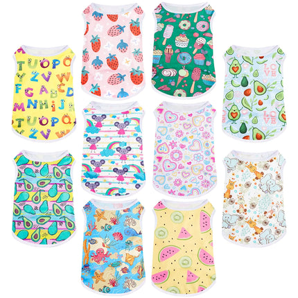 10 Pcs Lovely Puppy Shirts