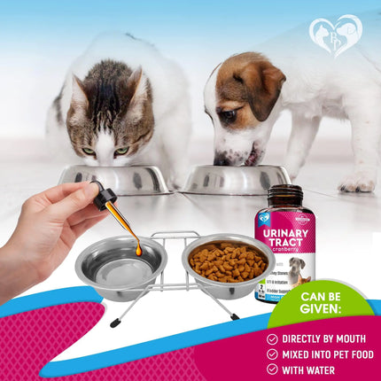 Pet Urinary Health Natural UTI Drops with Cranberry - CrittersPlus