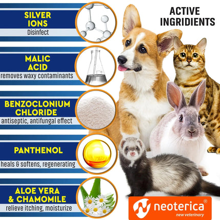 Pet Ear Health Solution for Infections and Itch Relief - CrittersPlus