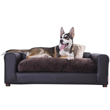 Moots Luxe Faux Leather Dog Sofa - CrittersPlus