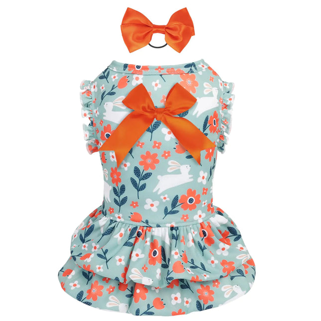 CuteBone Dog Dress Girl Puppy Double Layers Skirt Cat Outfit Pet Clothes for Small Dogs Costume Birthday Gift DR26S - CrittersPlus