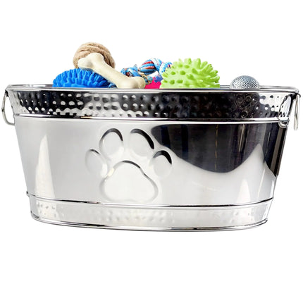 Metal Indestructible Toy Bin - CrittersPlus