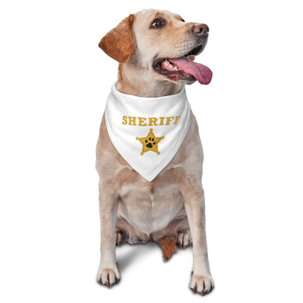 Bandana Costume Accessory Set  (Sheriff-White)